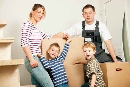 Risk assessment planning before loading a van in Leytonstone