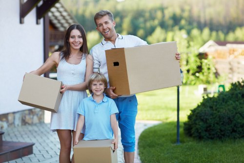 Careful furniture moving in a Leytonstone residential property