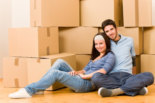 Local removals van service helping with a Leytonstone move