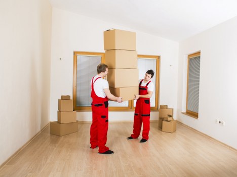 Removal van ready for furniture transport in Leytonstone